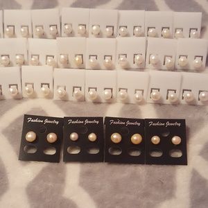 Real pearl earrings!